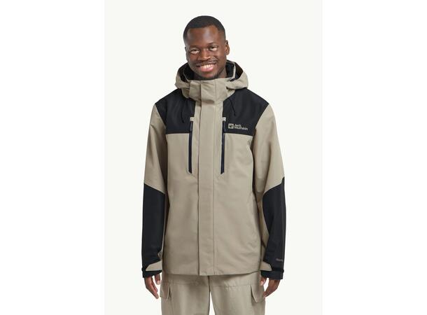 JW Jasper 2L Jkt M Beige M Jack Wolfskin regnjacka herr 