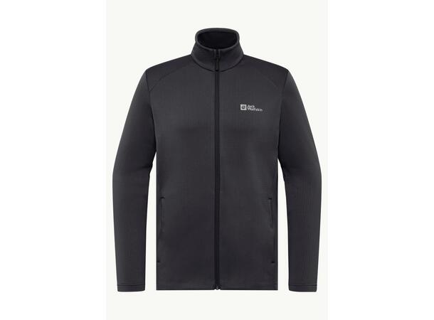 JW Kolbenberg FZ M Mörkgrå M Jack Wolfskin fleecejacka herr 