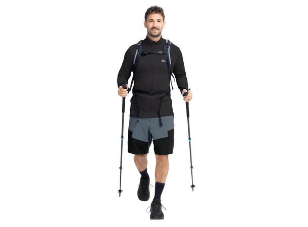 JW Litestride FZ M Svart S Jack Wolfskin fleecejacka herr 