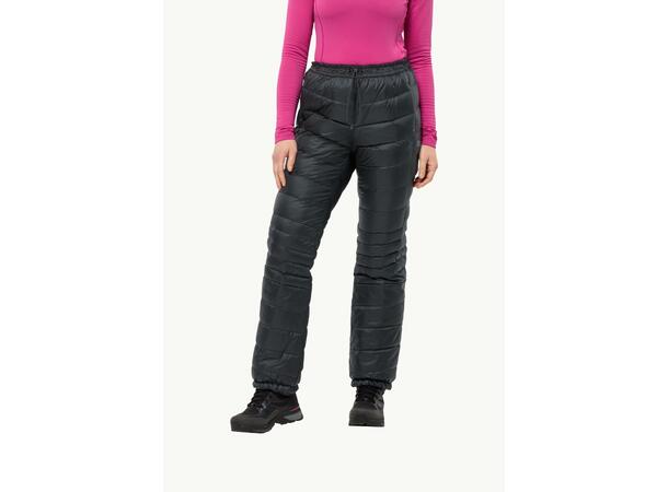 JW Nebelhorn Down Pants W Svart XL Jack Wolfskin dunbyxor dam 