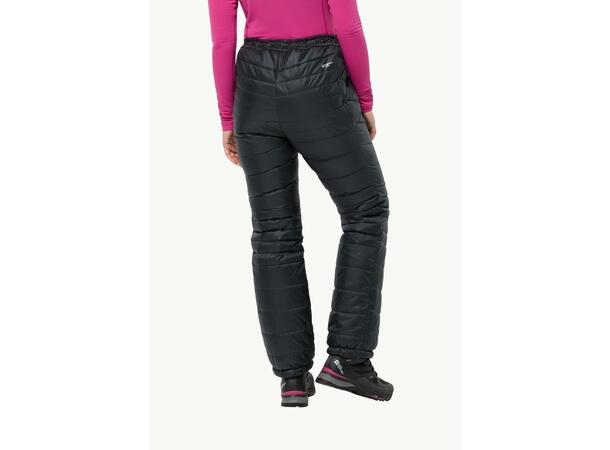 JW Nebelhorn Down Pants W Svart XL Jack Wolfskin dunbyxor dam 
