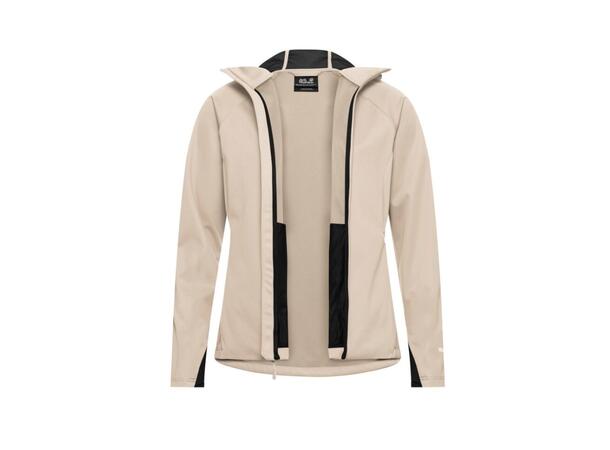 JW Skyvail Jkt W Beige M Jack Wolfskin softshelljacka dam 