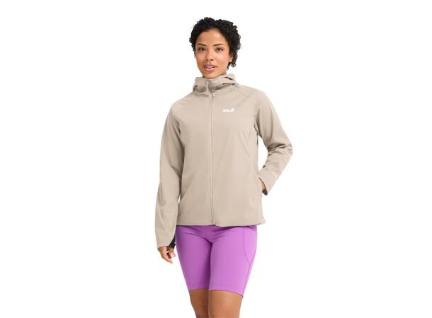 JW Skyvail Jkt W Beige M Jack Wolfskin softshelljacka dam 