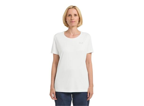 JW Tech T W Vit M Jack Wolfskin T-Shirt dam 