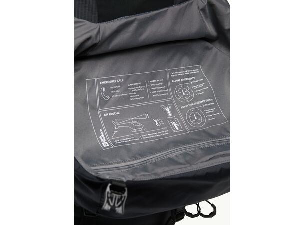 JW Trailflair Pro 60 S-XL Svart Jack Wolfskin trekking ryggsäck 