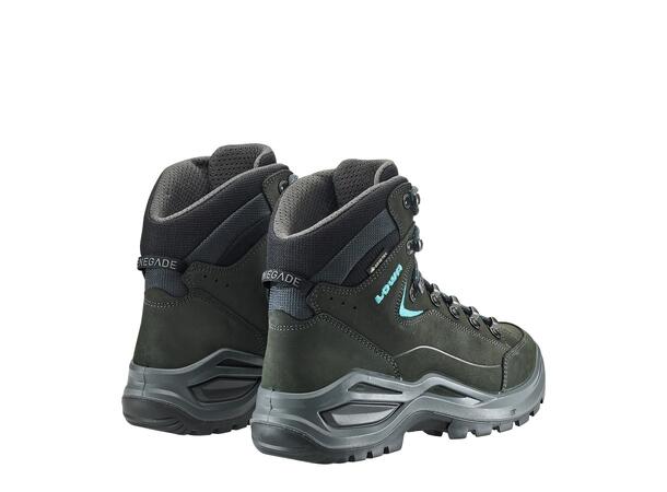 LOWA RENEGADE EVO GTX MID WS W Grå 4,5 Vandringskänga med bred läst dam 
