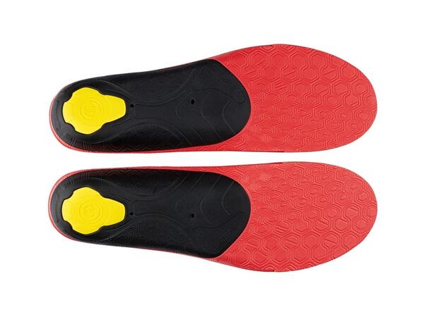 SIDAS 3FEET ECO WINTER HIGH Röd XS Formade iläggssulor högt fotvalv 