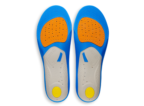 SIDAS 3FEET TRAIL V2 HIGH Blå XS Formade iläggssulor högt fotvalv 