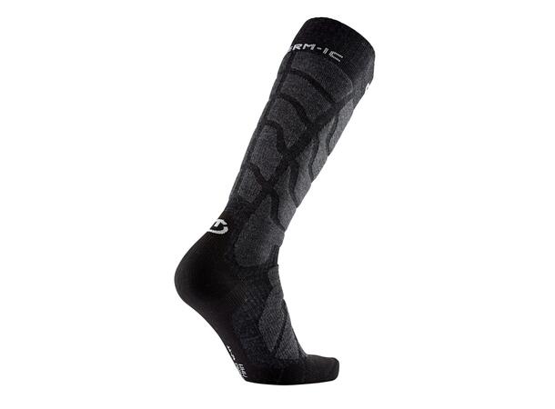 THERM-IC SKI WARM UNISEX Svart 42-44 Skidstrumpor med merinoull 