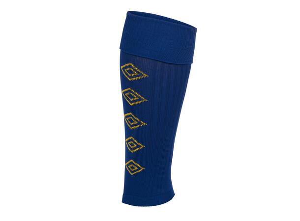 UMBRO UX Footless Blå/Gul S Fotbollstrumpa utan fot 