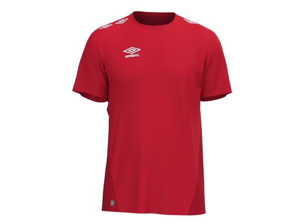 UMBRO UX Pro Trn Tee Röd/Vit L Tränings t-shirt 