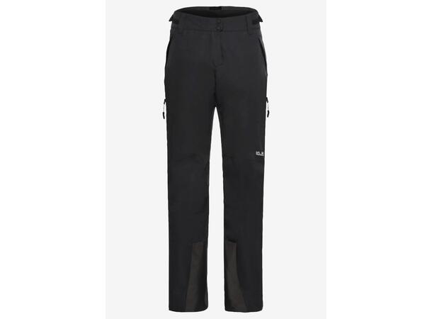 JW Flowline 2L Ins Pant W Svart M Jack Wolfskin skidbyxor dam 