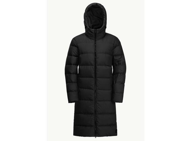 JW Frozen Palace Coat W Mörkgrå M Jack Wolfskin fodrad kappa dam 