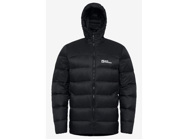 JW Nebelhorn Down Hoody M Svart L Jack Wolfskin dunjacka herr 