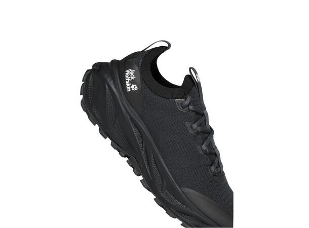 JW PS Trail Knit Low W Mörkgrå 36 Jack Wolfskin hikingsko dam 