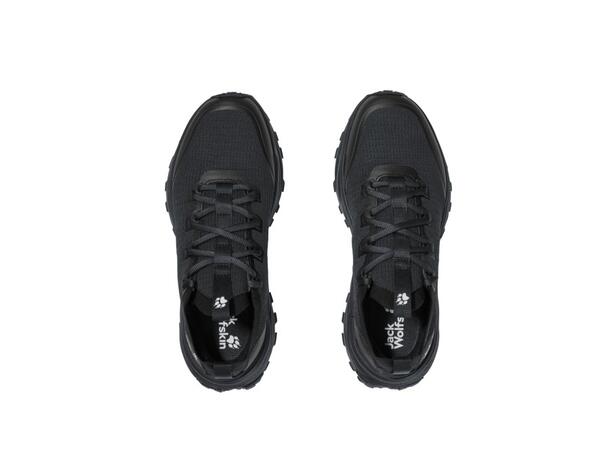 JW PS Trail Knit Low W Mörkgrå 36 Jack Wolfskin hikingsko dam 