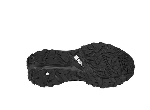 JW PS Trail Knit Low W Mörkgrå 36 Jack Wolfskin hikingsko dam 