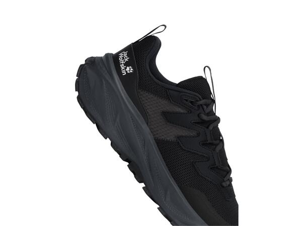 JW PS Trail Low M Svart 41 Jack Wolfskin hikingsko herr 