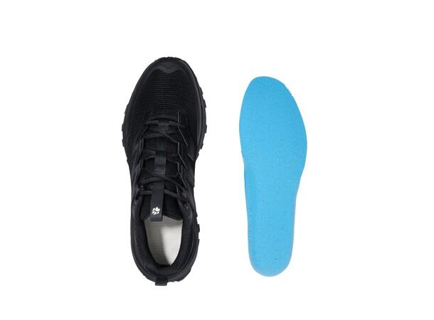 JW PS Trail Low M Svart 41 Jack Wolfskin hikingsko herr 
