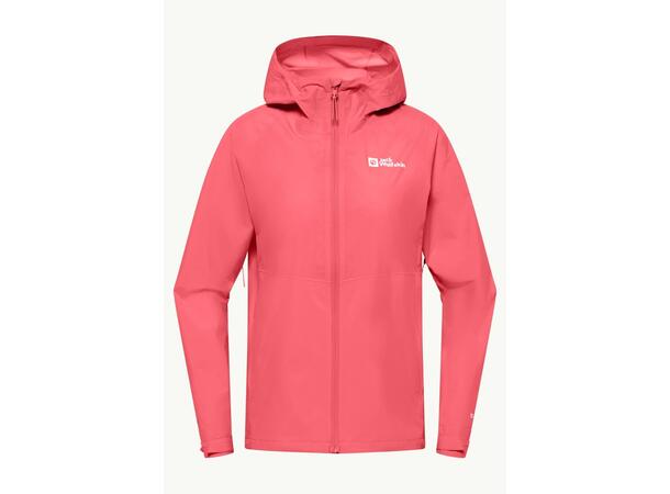 JW Prelight 2.5L LT Jkt W Rosa M Jack Wolfskin regnjacka dam 