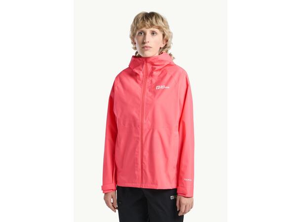 JW Prelight 2.5L LT Jkt W Rosa M Jack Wolfskin regnjacka dam 