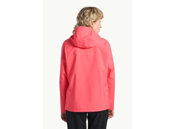 JW Prelight 2.5L LT Jkt W Rosa M Jack Wolfskin regnjacka dam 