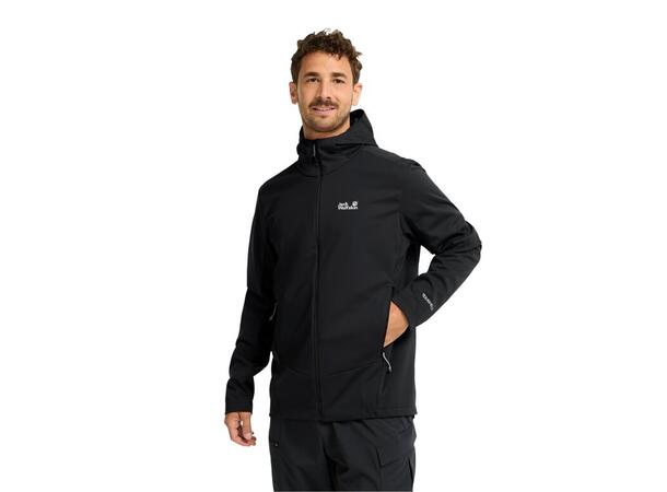 JW Skyvail Jkt M Svart M Jack Wolfskin softshelljacka herr 