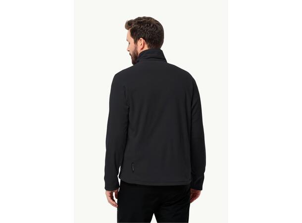 JW Taunus FZ M Svart S Jack Wolfskin fleecejacka herr 