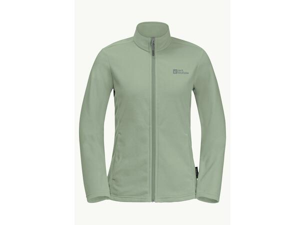 JW Taunus FZ W Ljusgrön M Jack Wolfskin fleecejacka dam 