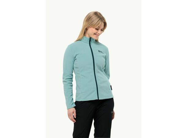 JW Taunus FZ W Mineralröd S Jack Wolfskin fleecejacka dam 