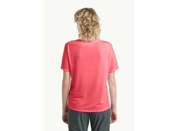 JW Vonnan S/S Tee W Rosa L Jack Wolfskin t-shirt dam 