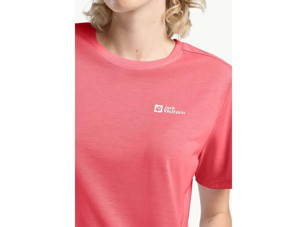 JW Vonnan S/S Tee W Rosa L Jack Wolfskin t-shirt dam 