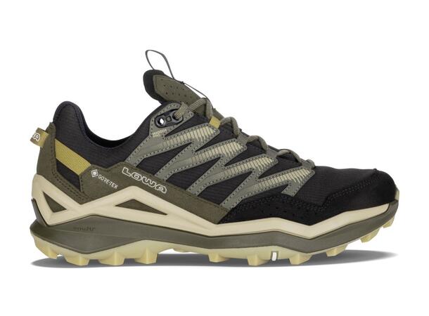 LOWA MADDOX PRO GTX LO Svart/Grön 8 Låg vandringssko med Goretex 