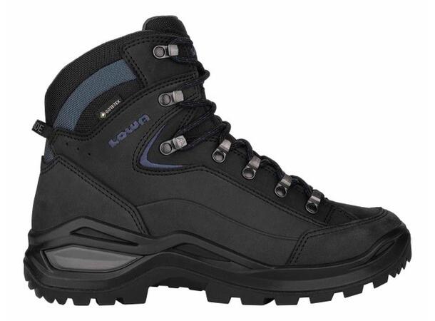 LOWA RENEGADE EVO GTX MID WS Svart 6,5 Vandringskänga med Gore-Tex dam 