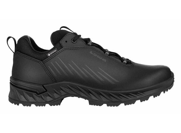 LOWA ZICON GTX LO WIDE Svart 7,5 Låg poliskänga med Gore-Tex, bred läst 