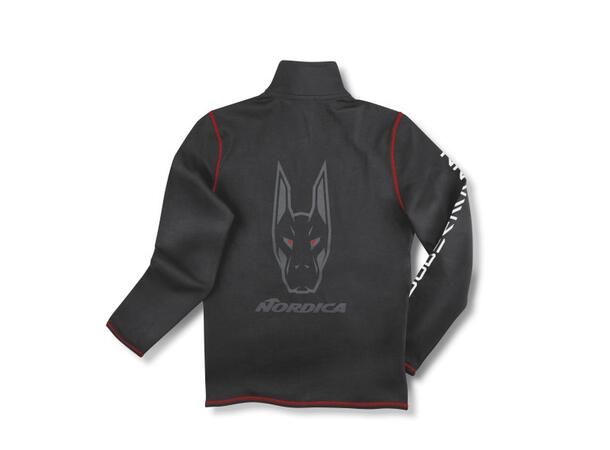 NORDICA DOBERMANN SCUBA Svart XL Sweater med dragkedja och hög krage 