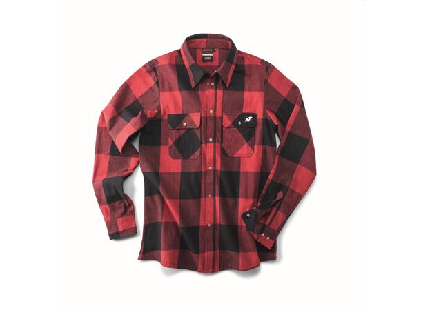 NORDICA ESSENTIAL FLEECE Svart/Röd M Flanellskjorta 