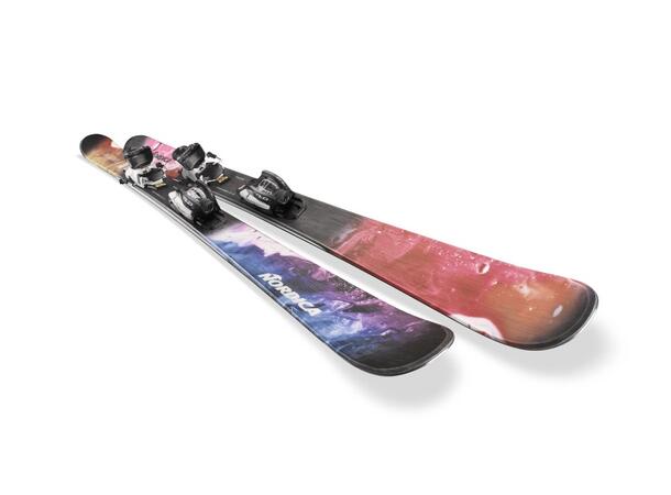 NORDICA UNLEASHED J +7.0 WB Rosa 128 Skidpaket ink.bindning J7.0WB (OC9020MG) 