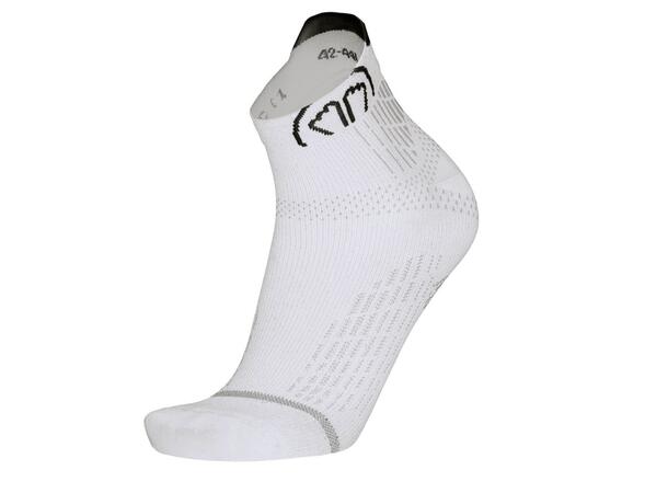 SIDAS RUN ANATOMIC ANKLE Vit 45-47 Löparstrumpor korta 