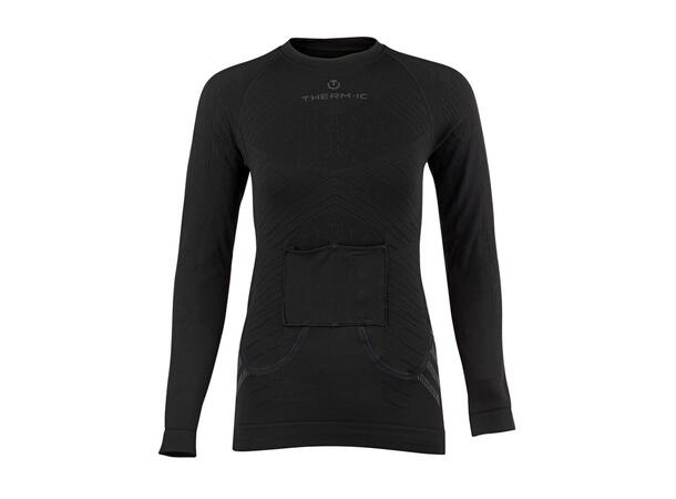 THERM-IC S.E.T® BASELAYR W+BP Svart S/M Set eluppvärmd tröja+Bodypack dam 