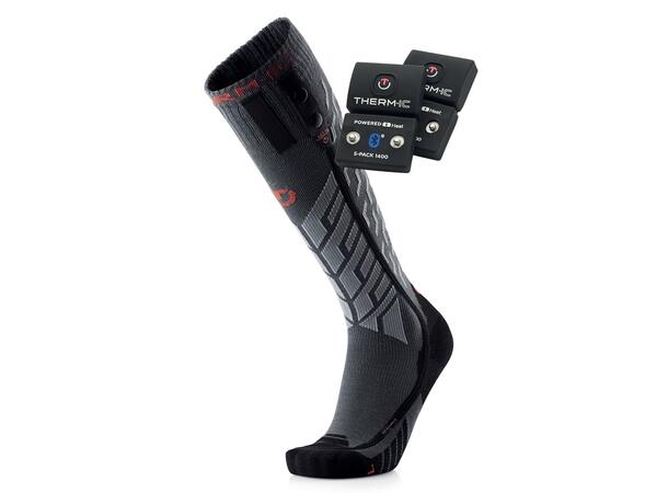 THERM-IC S.E.T® PERF+1400B Grå 42-44 Set med strumpor, batteri och laddkabel 