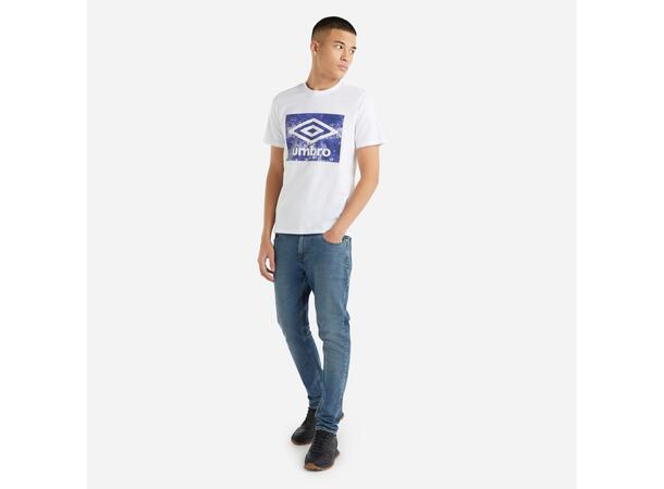UMBRO Digi Camo Box Tee Vit M T-shirt i bomull 