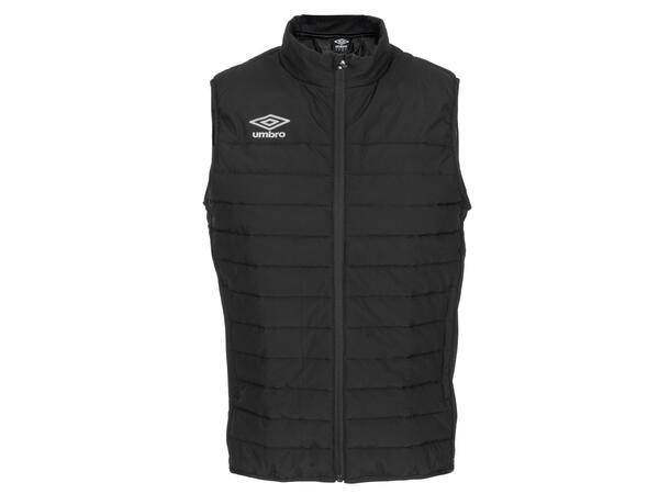 UMBRO Hybrid Vest Svart L Hybridväst med tunn vaddering 