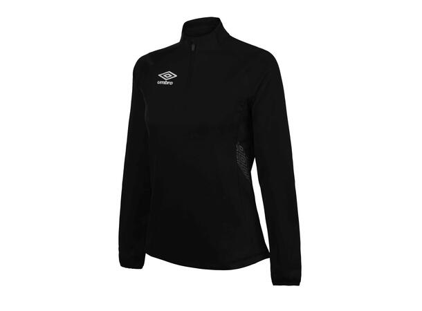 UMBRO Liga Halfzip W Svart 40 Träningströja med krage dam 