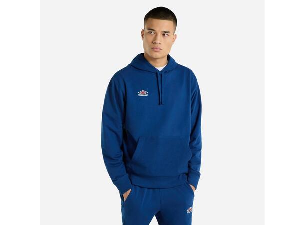UMBRO Textured Hoodie Blå M Luvtröja med känguruficka 