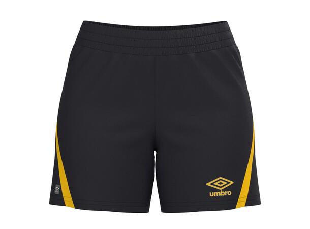 UMBRO UX Pro Shorts W Svart/Gul 34 Kortbyxa dam 