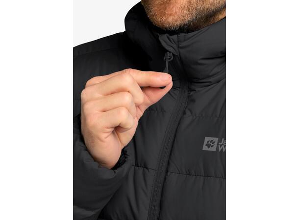 JW Ather Down Hoody M Svart L Jack Wolfskin dunjacka herr 