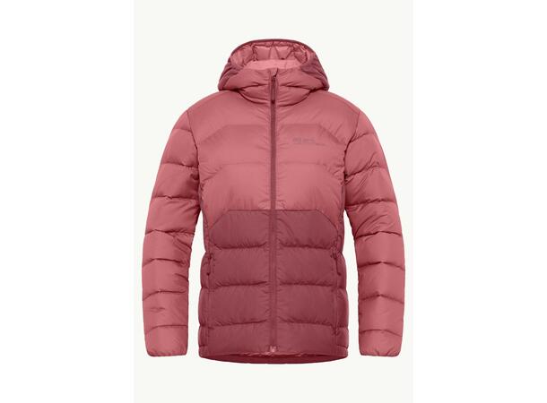 JW Ather Down Hoody W Vinröd M Jack Wolfskin dunjacka dam 