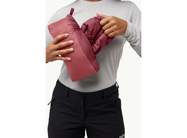 JW Ather Down Hoody W Vinröd M Jack Wolfskin dunjacka dam 