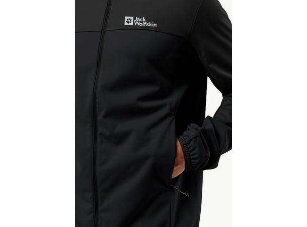 JW Feldberg Hoody M Svart M Jack Wolfskin softshelljacka herr 